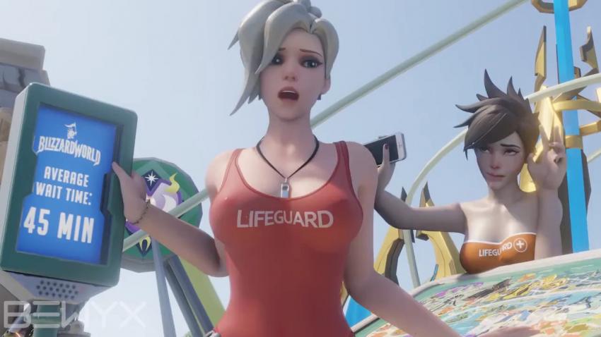 守望先锋3D天使激情骑乘!女上位扭腰诱惑娇喘不断